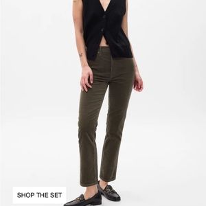 GAP, vintage slim high rise cigarette pants NWT, 8 Tall, straight fit